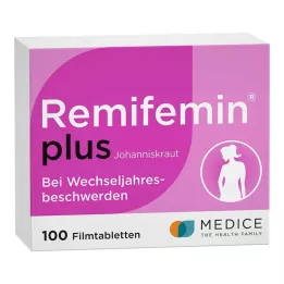 REMIFEMIN plius jonažolės plėvele dengtos tabletės, 100 vnt