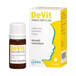 DEVIT Lašai 2400 TV/ml Geriami lašai, 10 ml