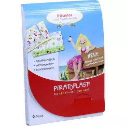 PIRATOPLAST Mergaičių gipso pjovimas 6x10 cm, 6 vnt
