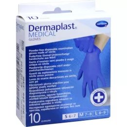 DERMAPLAST MEDICAL Unt.Handsch.unster.pf.Gr.S 6-7, 10 vnt