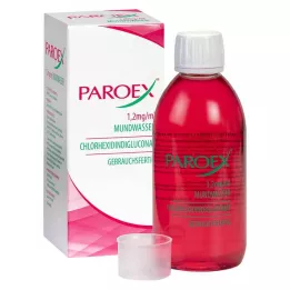 PAROEX 1,2 mg/ml burnos skalavimo skystis, 300 ml