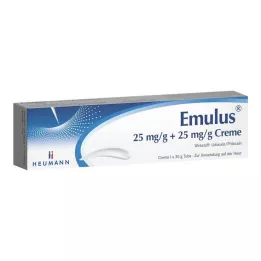 EMULUS 25 mg/g + 25 mg/g grietinėlės, 30 g