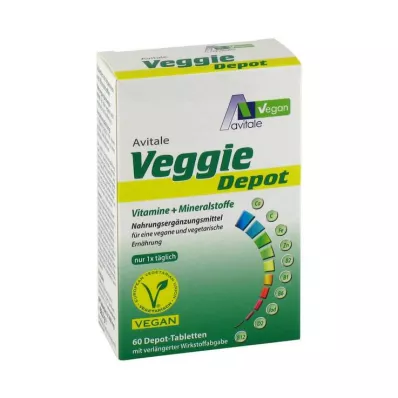 VEGGIE „Depo Vitamins+Minerals“ tabletės, 60 vnt