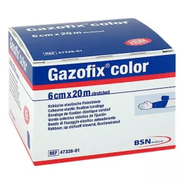 GAZOFIX spalvos fiksavimo tvarstis vientisas 6 cmx20 m mėlynas, 1 vnt