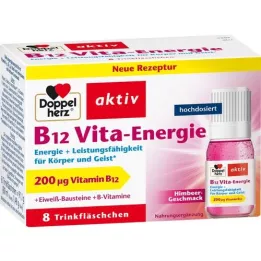 DOPPELHERZ B12 Vita-Energie geriamosios ampulės, 8 vnt