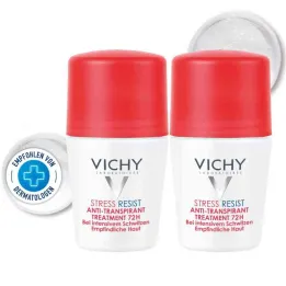 Vichy dezodorantas Roll-on Stress Resist 72h (2x50 ml)