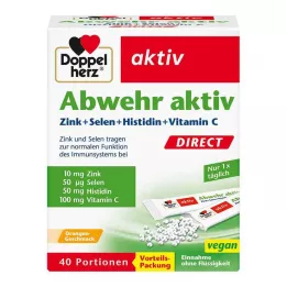 DOPPELHERZ Gynyba aktyvi DIRECT Granulės, 40 vnt