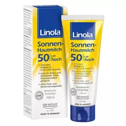 LINOLA Saulės odos pienelis LSF 50, 100 ml