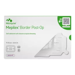 MEPILEX Border Post-OP Lipnus tvarstis 9x10 cm, 10 vnt