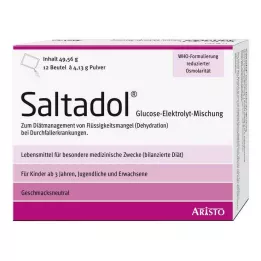 SALTADOL Elektrolitų milteliai geriamam vartojimui, 12 vnt