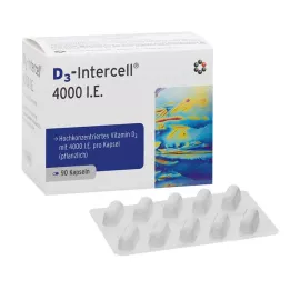 D3-INTERCELL 4000 TV kapsulės, 90 vnt