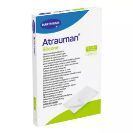 ATRAUMAN Silikoniniai sterilūs 7,5x10 cm kompresai, 10 vnt