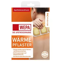 WÄRMEPFLASTER Kaklas/nugara 8,5x28,5 cm WEPA, 2 vnt
