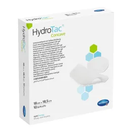 Hydrotac įgaubtas putplasčio tvarstis 18x18,5 cm, 10 vnt