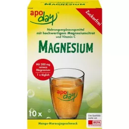 APODAY Magnio mango-pasifloros milteliai be cukraus, 10X4,5 g