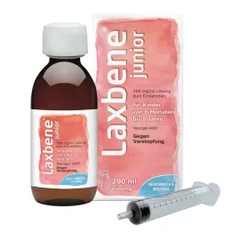 LAXBENE Junior 500 mg/ml geriamasis tirpalas, vaikai nuo 6 mėnesių iki 8 metų, 200 ml