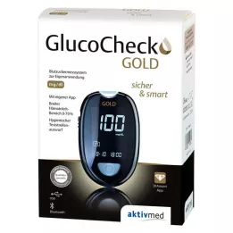 GLUCOCHECK GOLD Gliukozės kiekio kraujyje matuoklio rinkinys mg/dl, 1 vnt