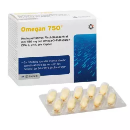 OMEGAN 750 minkštų kapsulių, 120 vnt