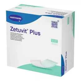 ZETUVIT Plius itin stiprus siurbiamasis kompresas sterilus 20x40 cm, 10 vnt