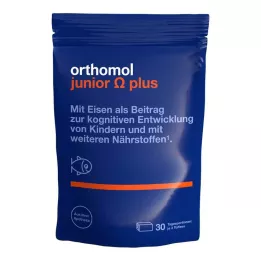 ORTHOMOL Junior Omega plus kramtomosios tabletės, 90 vnt