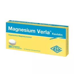 MAGNESIUM VERLA Kramtomosios tabletės, 30 vnt