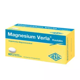 MAGNESIUM VERLA Kramtomosios tabletės, 60 vnt