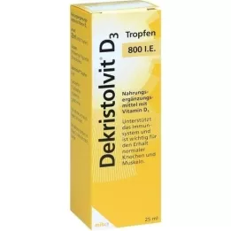 DEKRISTOLVIT D3 800 TV lašai, 25 ml