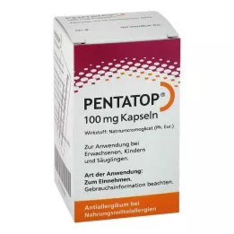 PENTATOP 100 mg kapsulės, kietos kapsulės, 50 vnt