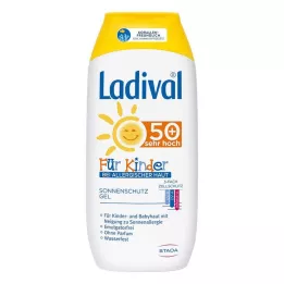 LADIVAL Vaikų saulės gelis alergiškai odai LSF 50+, 200 ml