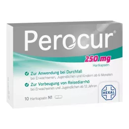 PEROCUR 250 mg kietos kapsulės, 10 vnt
