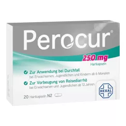 PEROCUR 250 mg kietos kapsulės, 20 vnt