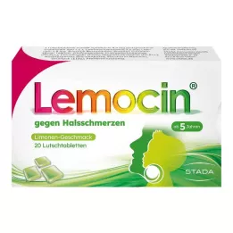 LEMOCIN pastilės nuo gerklės skausmo, 20 vnt
