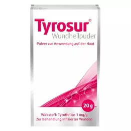 TYROSUR Žaizdų gydymo milteliai, 20 g