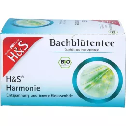 H&amp;S Bio Bach Flower Harmony filtrų maišeliai, 20X1,5 g