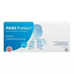 PARI ProtECT inhaliacinis tirpalas su Ectoin ampulėmis, 10X2,5 ml