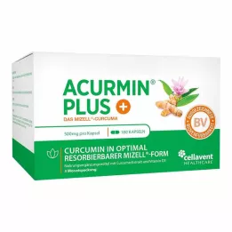 ACURMIN Plus The Micellar Turmeric Minkštos kapsulės, 180 vnt