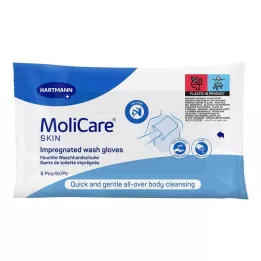 MOLICARE SKIN Nuplaukite pirštines, 8 vnt