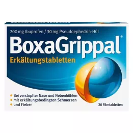BOXAGRIPPAL Peršalimo tabletės 200 mg/30 mg FTA, 20 vnt