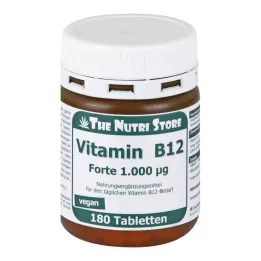 Vitaminas B12 1000 [my]g Forte tabletės (180 vnt.)