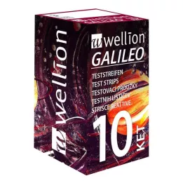 WELLION GALILEO Ketonų tyrimo juostelės, 10 vnt