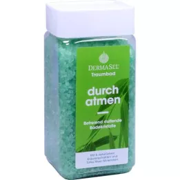 DERMASEL Negyvosios jūros vonios druska „Giliai kvėpuoti“, 520 g
