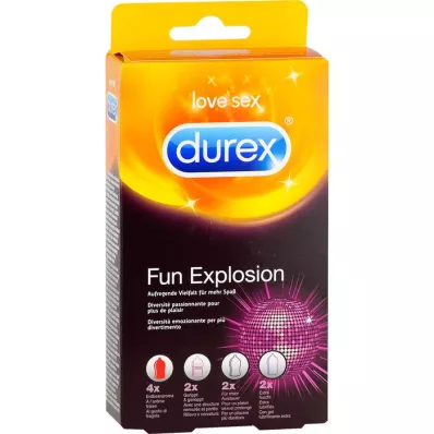 DUREX Prezervatyvai Fun Explosion, 10 vnt