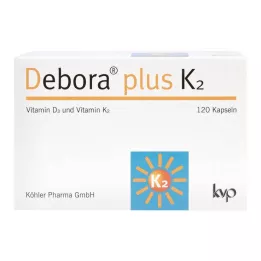 DEBORA plius K2 kapsulės, 120 vnt