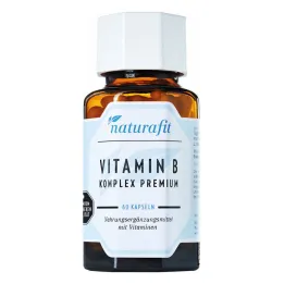 Naturafit Vitamin B Complex Premium kapsulės, 60 vnt