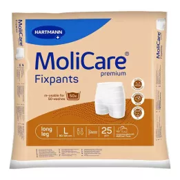 MOLICARE Premium Fixpants ilgos kojos L dydis, 25 vnt