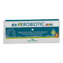 Gse Aerobiotic Junior vienkartinė ampulė inhaliaciniam tirpalui, 10x5 ml