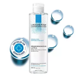ROCHE-POSAY Micelinis valomasis skystis jautriai odai, 200 ml