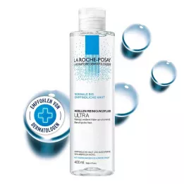 ROCHE-POSAY Micelinis valomasis skystis jautriai odai, 400 ml
