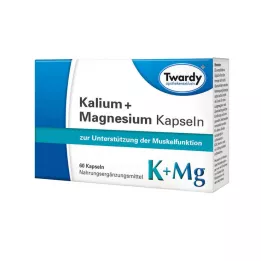 KALIUM+MAGNESIUM kapsulės, 60 vnt
