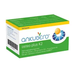 ANKUBERO osteo plus K2 kapsulės, 120 vnt